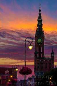 Sunset in Gdansk