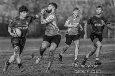 Rugby on a wet Saturday afternoon