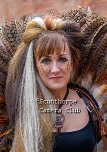 Feather lady