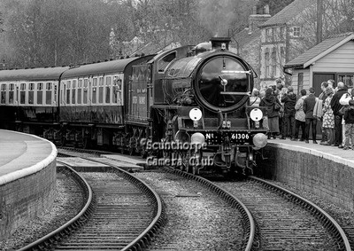 The train arriving at platform 1 is …!