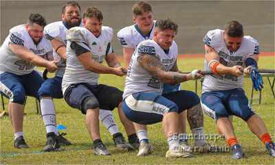 Alpha's Enjoying Tug of War during half time 