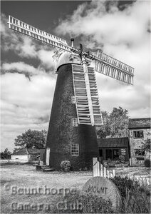 Mount Pleasant Mill Missing one Sail  
