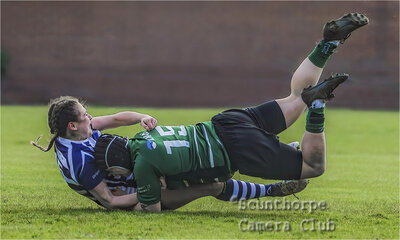 Scunthorpe Ladies Rugby Team in Winning Mode