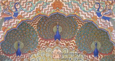 Detail, peacock doorway,Jaipur 