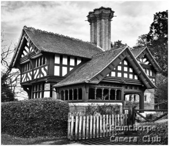 Tudor-style gatehouse 